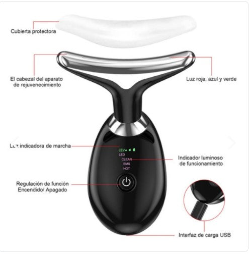 Masajeador Facial Led